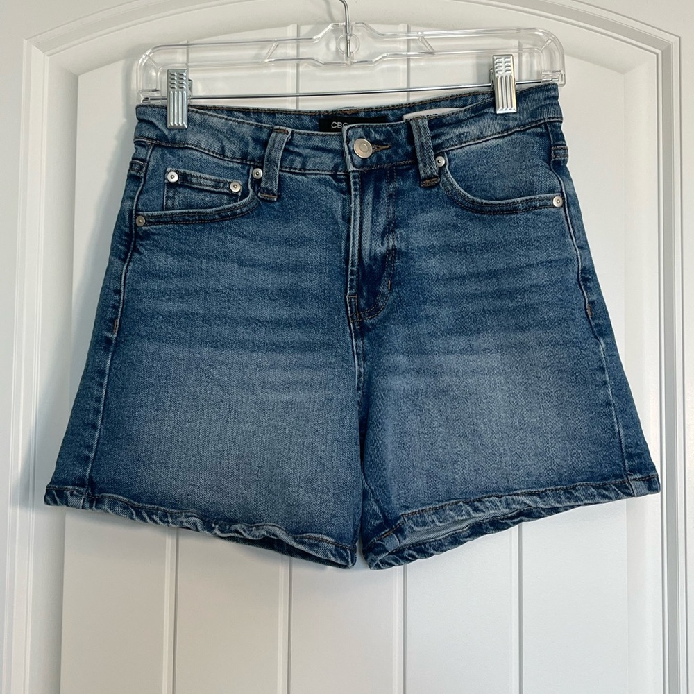 BCBGeneration Dark Blue Jean Shorts